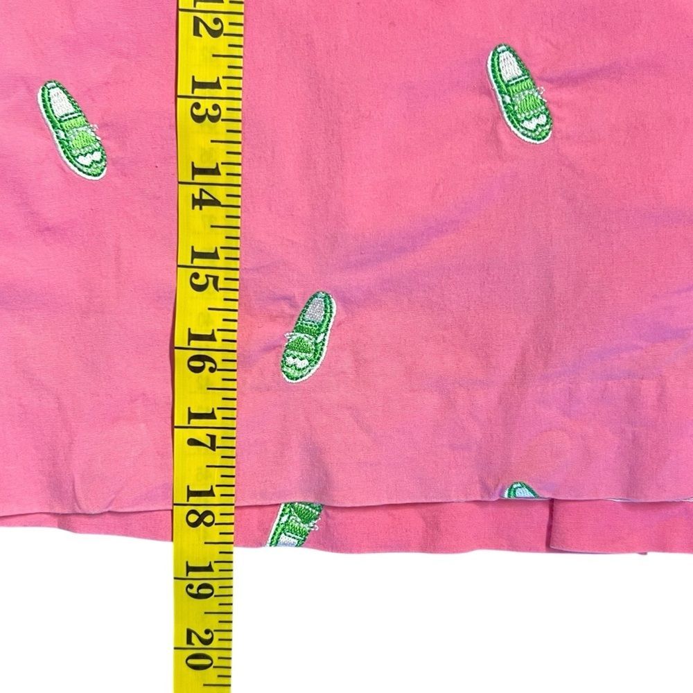 Vtg Lilly Pulitzer Womens Golf Skort Sz 8 Embroidered Golf Shoe Preppy Resort - Picture 6 of 8
